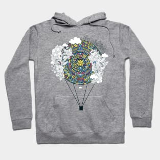 Mayan Calendar Hot Air Balloon Hoodie